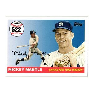 2008 Topps #MHR522 Mickey Mantle New York Yankees